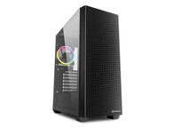 Sharkoon VS9 RGB Midi Tower Cristal Templado USB-C 3.2 Negra