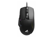 Ratón Sharkoon con cable 6400 DPI Iluminación RGB PBT PTFE 6 botones