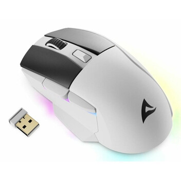 Ratón Sharkoon inalámbrico 6400 DPI RGB base carga dual modo PTFE PBT SGM50W Ratón Sharkoon inalámbrico 6400 DPI RGB base carga dual modo PTFE PBT SGM50W