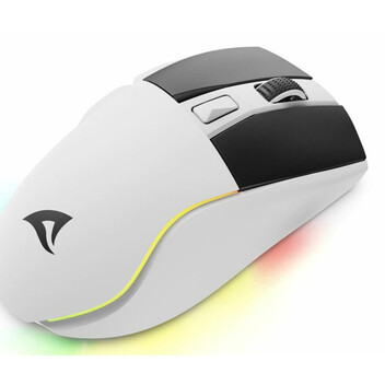 Ratón Sharkoon inalámbrico 6400 DPI RGB base carga dual modo PTFE PBT SGM50W Ratón Sharkoon inalámbrico 6400 DPI RGB base carga dual modo PTFE PBT SGM50W