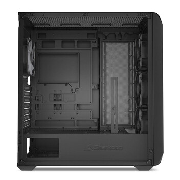 Torre PC Caja PC Sharkoon AK3 RGB ATX Cristal Templado 4 Ventiladores PWM USB-C Negra Torre PC Caja PC Sharkoon AK3 RGB ATX Cristal Templado 4 Ventiladores PWM USB-C Negra
