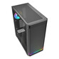 Torre PC Caja PC Sharkoon AK4W RGB Strip ATX Vidrio Templado Tira LED RGB 4 Ventiladores Incluidos N