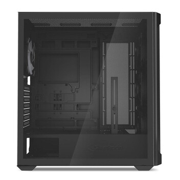 Torre PC Caja PC Sharkoon AK4W RGB Strip ATX Vidrio Templado Tira LED RGB 4 Ventiladores Incluidos N