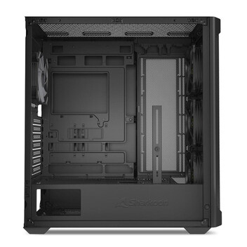 Torre PC Caja PC Sharkoon AK4W RGB Strip ATX Vidrio Templado Tira LED RGB 4 Ventiladores Incluidos N