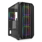 Torre PC Caja PC Sharkoon AK5M RGB Negro ATX Vidrio Templado 4 Ventiladores ARGB USB-C Soporte Radia