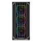 Torre PC Caja PC Sharkoon AK5M RGB Negro ATX Vidrio Templado 4 Ventiladores ARGB USB-C Soporte Radia