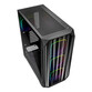 Torre PC Caja PC Sharkoon AK5M RGB Negro ATX Vidrio Templado 4 Ventiladores ARGB USB-C Soporte Radia