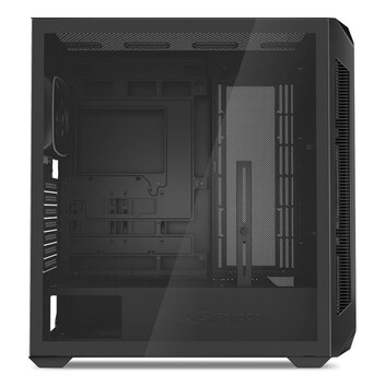 Torre PC Caja PC Sharkoon AK5M RGB Negro ATX Vidrio Templado 4 Ventiladores ARGB USB-C Soporte Radia