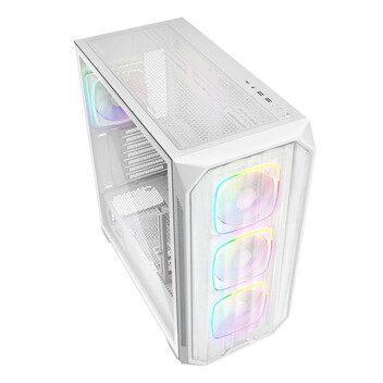 Torre PC Caja PC Sharkoon AK5M RGB Blanco Panel Vidrio Malla 4 Ventiladores PWM ATX USB-C Torre PC Caja PC Sharkoon AK5M RGB Blanco Panel Vidrio Malla 4 Ventiladores PWM ATX USB-C