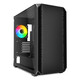 Torre PC Caja Micro ATX Sharkoon MK2 RGB Cristal Templado USB-C Soporte 11 Ventiladores Negra