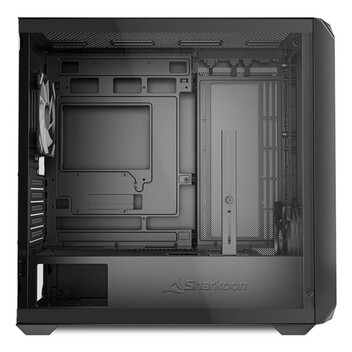 Torre PC Caja Micro ATX Sharkoon MK2 RGB Cristal Templado USB-C Soporte 11 Ventiladores Negra