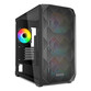 Torre PC Caja Micro ATX Sharkoon MK3 RGB Cristal Templado 4 Ventiladores USB-C Negra Torre PC Caja Micro ATX Sharkoon MK3 RGB Cristal Templado 4 Ventiladores USB-C Negra