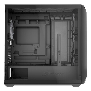 Torre PC Caja Micro ATX Sharkoon MK3 RGB Cristal Templado 4 Ventiladores USB-C Negra Torre PC Caja Micro ATX Sharkoon MK3 RGB Cristal Templado 4 Ventiladores USB-C Negra