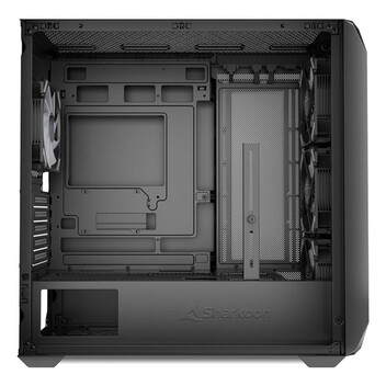 Torre PC Caja Micro ATX Sharkoon MK3 RGB Cristal Templado 4 Ventiladores USB-C Negra Torre PC Caja Micro ATX Sharkoon MK3 RGB Cristal Templado 4 Ventiladores USB-C Negra