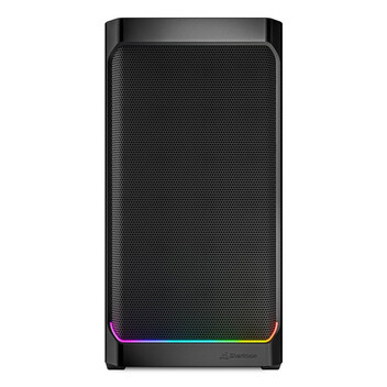 Torre PC Caja Micro ATX Sharkoon MK4 RGB Strip Tira RGB/2x Ventiladores/USB-C/Negra