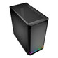 Torre PC Caja Micro ATX Sharkoon MK4 RGB Strip Tira RGB/2x Ventiladores/USB-C/Negra