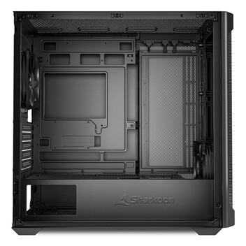Torre PC Caja Micro ATX Sharkoon MK4 RGB Strip Tira RGB/2x Ventiladores/USB-C/Negra