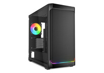 Torre PC Caja PC Sharkoon MK4W RGB Strip Micro-ATX/Mini-ITX RGB Vidrio Templado Negro