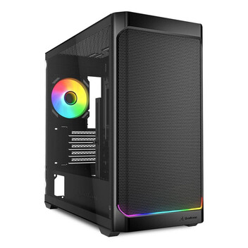 Torre PC Caja PC Sharkoon MK4W RGB Strip Micro-ATX/Mini-ITX RGB Vidrio Templado Negro Torre PC Caja PC Sharkoon MK4W RGB Strip Micro-ATX/Mini-ITX RGB Vidrio Templado Negro