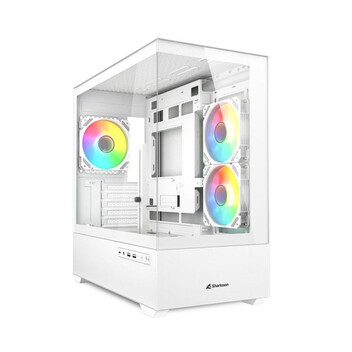 Torre PC Caja Sharkoon MK6 RGB Negro Micro-ATX Cristal Templado 3x Ventiladores ARGB USB-C Torre PC Caja Sharkoon MK6 RGB Negro Micro-ATX Cristal Templado 3x Ventiladores ARGB USB-C