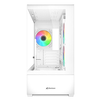Torre PC Caja Sharkoon MK6 RGB Negro Micro-ATX Cristal Templado 3x Ventiladores ARGB USB-C Torre PC Caja Sharkoon MK6 RGB Negro Micro-ATX Cristal Templado 3x Ventiladores ARGB USB-C