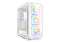 Torre PC Caja PC Sharkoon AK5G RGB Blanco ATX Cristal Templado 4 Ventiladores PWM RGB USB-C