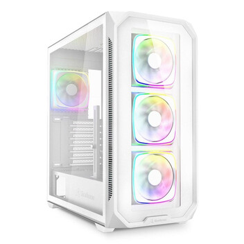 Torre PC Caja PC Sharkoon AK5G RGB Blanco ATX Cristal Templado 4 Ventiladores PWM RGB USB-C Torre PC Caja PC Sharkoon AK5G RGB Blanco ATX Cristal Templado 4 Ventiladores PWM RGB USB-C