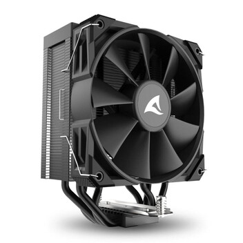 Ventilador CPU Refrigeración Aire Sharkoon Socket AM4 Intel LGA1851 120mm A40 RGB 4 Heatpipes