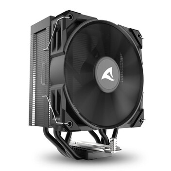 Ventilador CPU Refrigeración Aire Sharkoon Socket AM4 Intel LGA1851 120mm A40 RGB 4 Heatpipes