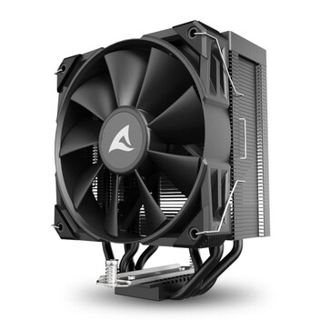 Ventilador CPU Refrigeración Aire Sharkoon Socket AM4 Intel LGA1851 120mm A40 RGB 4 Heatpipes