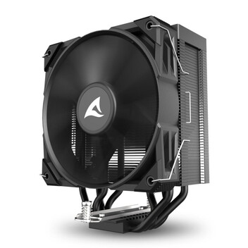 Ventilador CPU Refrigeración Aire Sharkoon Socket AM4 Intel LGA1851 120mm A40 RGB 4 Heatpipes