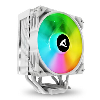 Ventilador CPU Refrigeración Aire Sharkoon Compatible LGA1851 120mm A40 RGB 4 Heatpipes TDP 220W RGB Ventilador CPU Refrigeración Aire Sharkoon Compatible LGA1851 120mm A40 RGB 4 Heatpipes TDP 220W RGB