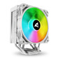 Ventilador CPU Refrigeración Aire Sharkoon Compatible LGA1851 120mm A40 RGB 4 Heatpipes TDP 220W RGB Ventilador CPU Refrigeración Aire Sharkoon Compatible LGA1851 120mm A40 RGB 4 Heatpipes TDP 220W RGB