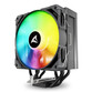 Ventilador CPU Refrigeración Aire Sharkoon Socket LGA1851 120mm A50 RGB 5 Heatpipes RGB PWM TDP 230W Ventilador CPU Refrigeración Aire Sharkoon Socket LGA1851 120mm A50 RGB 5 Heatpipes RGB PWM TDP 230W