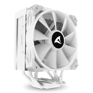 Ventilador CPU Refrigeración Aire Sharkoon Socket LGA1851 120mm A50 RGB 5 Heatpipes TDP 230W Efecto Ventilador CPU Refrigeración Aire Sharkoon Socket LGA1851 120mm A50 RGB 5 Heatpipes TDP 230W Efecto