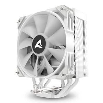 Ventilador CPU Refrigeración Aire Sharkoon Socket LGA1851 120mm A50 RGB 5 Heatpipes TDP 230W Efecto Ventilador CPU Refrigeración Aire Sharkoon Socket LGA1851 120mm A50 RGB 5 Heatpipes TDP 230W Efecto