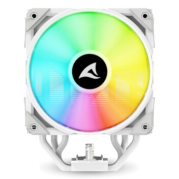 Ventilador CPU Refrigeración Aire Sharkoon Socket LGA1851 120mm A50 RGB 5 Heatpipes TDP 230W Efecto Ventilador CPU Refrigeración Aire Sharkoon Socket LGA1851 120mm A50 RGB 5 Heatpipes TDP 230W Efecto
