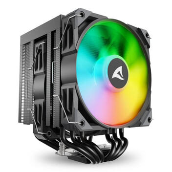 Ventilador CPU Refrigeración Aire Sharkoon Socket AM5 LGA1851 120 mm A60 RGB Doble Torre Espejo Infi Ventilador CPU Refrigeración Aire Sharkoon Socket AM5 LGA1851 120 mm A60 RGB Doble Torre Espejo Infi