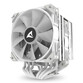 Ventilador CPU Refrigeración Aire Sharkoon Multisocket 120mm A60 RGB Blanco Dual Tower 260W PWM