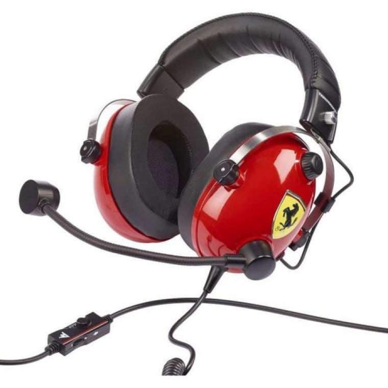 ThrustMaster T.Racing Scuderia Ferrari Edition-DTS Auriculares Gaming Multiplataforma Negro