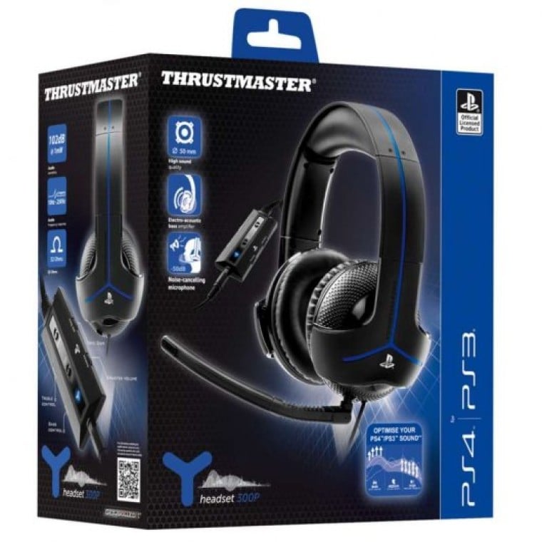 Thrustmaster Y-300P Auriculares con Micrófono para PS4/PS3