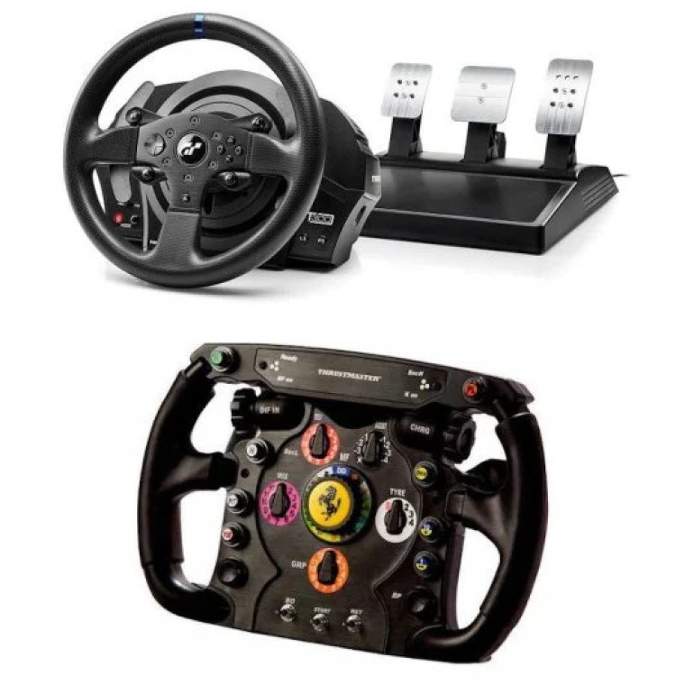 Volante Thrustmaster T300RS GT EDITION (PS5 / PS4 / PS3 / PC) + Aro FERRARI F1 WHEEL ADD-ON