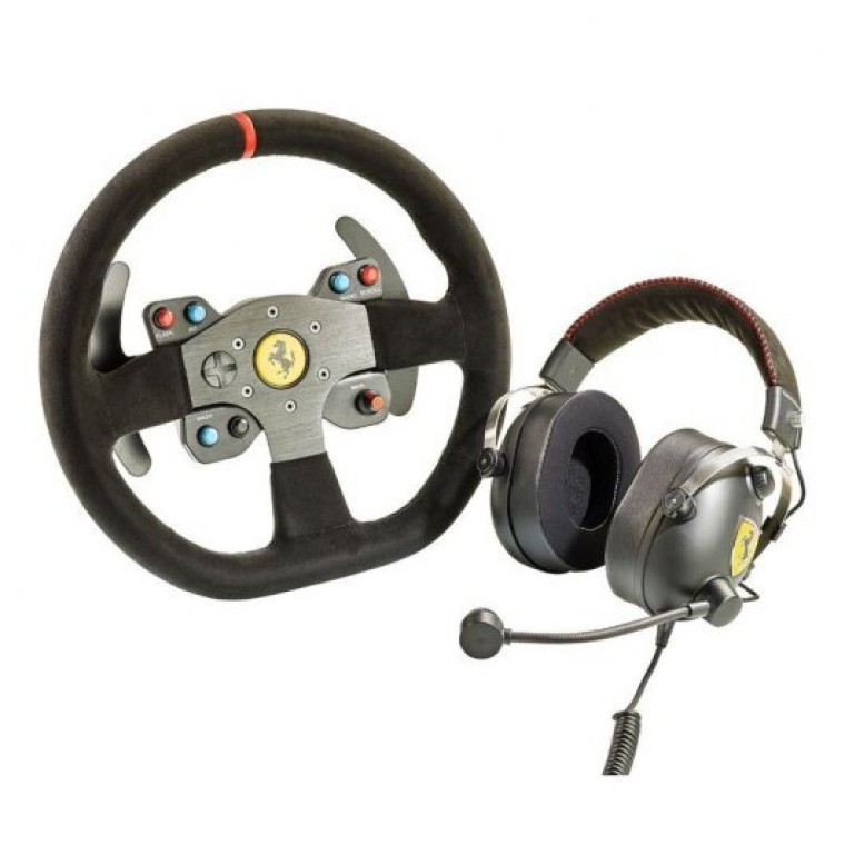 Thrustmaster Race Kit Ferrari 599X EVO Edition with Alcantara Volante + Auriculares