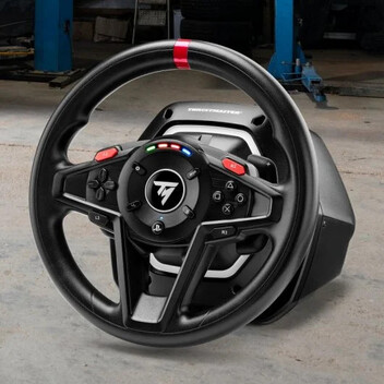 Thrustmaster T128 Volante de Carreras Force Feedback con Pedales Magnéticos PS5/PS4/PC Thrustmaster T128 Volante de Carreras Force Feedback con Pedales Magnéticos PS5/PS4/PC