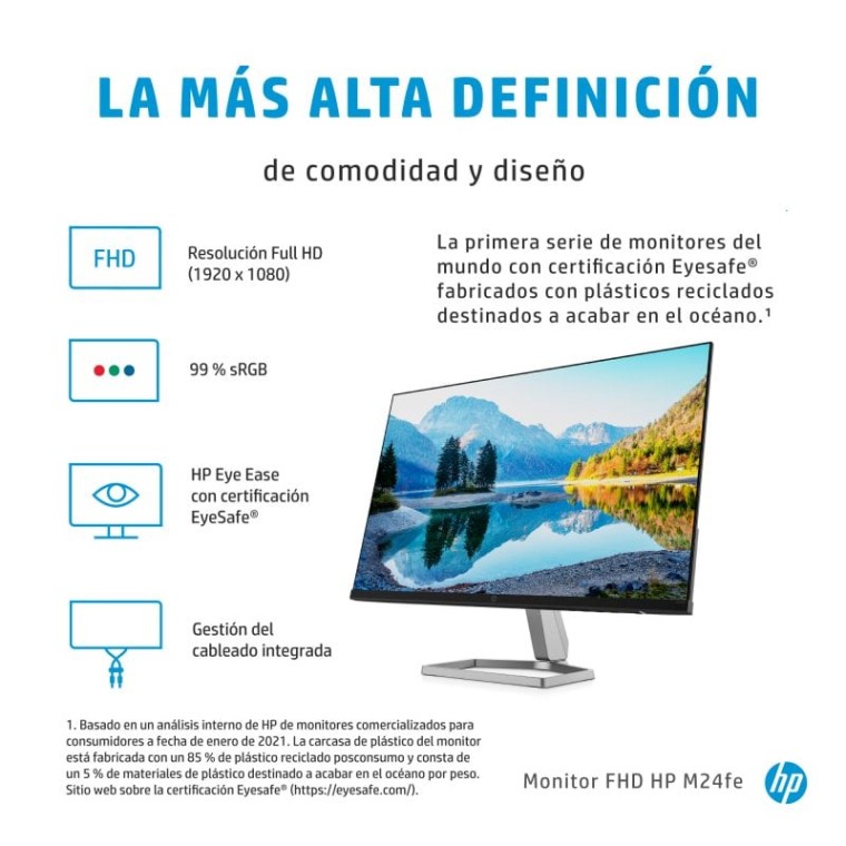 HP M24fe 23.8" LED IPS FullHD 75Hz FreeSync