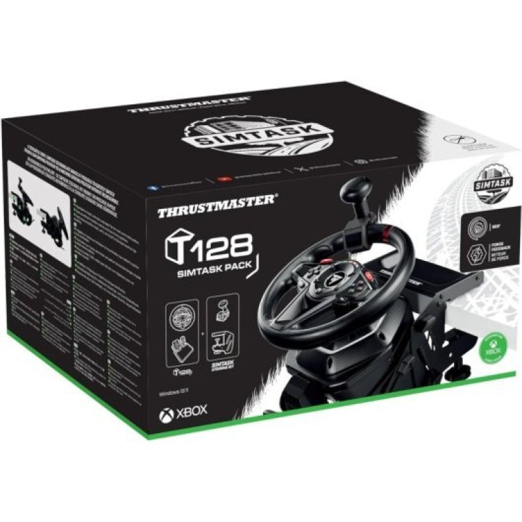 Thrustmaster T128 SimTask Pack Volante y Pedales para XBOX/PC