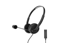 Energy Sistem Headset Office 2+ Auriculares con Micrófono y Mando Negros Energy Sistem Headset Office 2+ Auriculares con Micrófono y Mando Negros