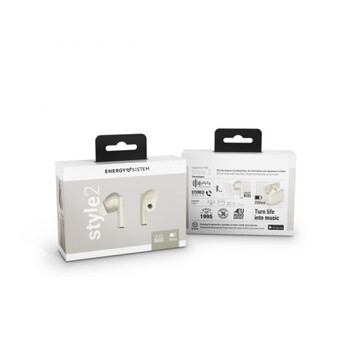 Energy Sistem True Wireless Style 2 Champagne Auriculares Inalámbricos Energy Sistem True Wireless Style 2 Champagne Auriculares Inalámbricos