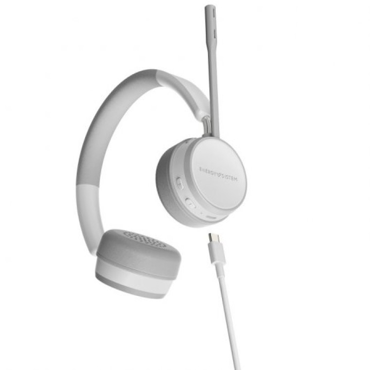 Energy Sistem Wireless Headset Office 6 Auriculares Bluetooth Blancos