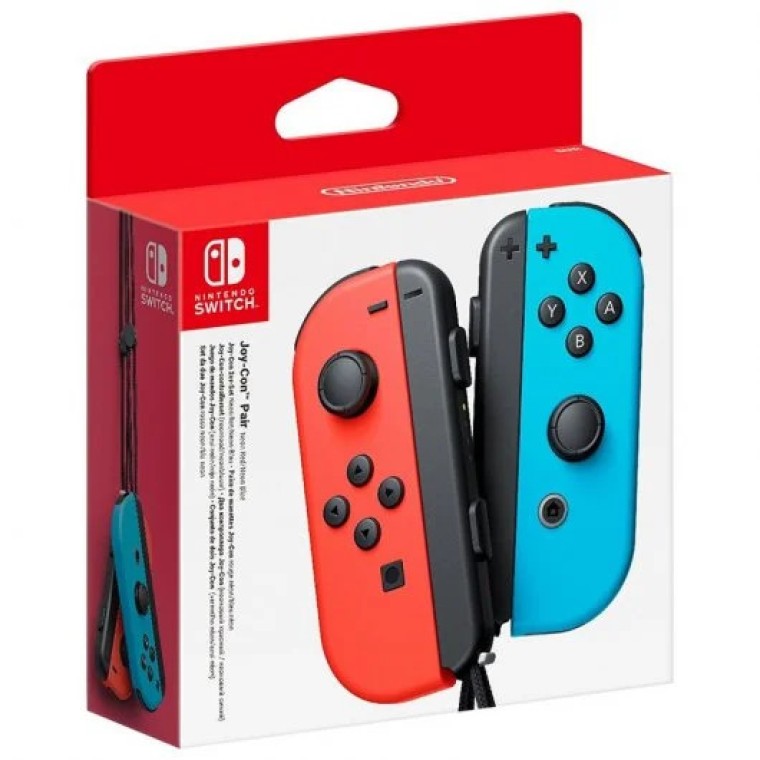 Nintendo Switch Joy-Con Set Izquierda/Derecha Azul Neón/Rojo Neón